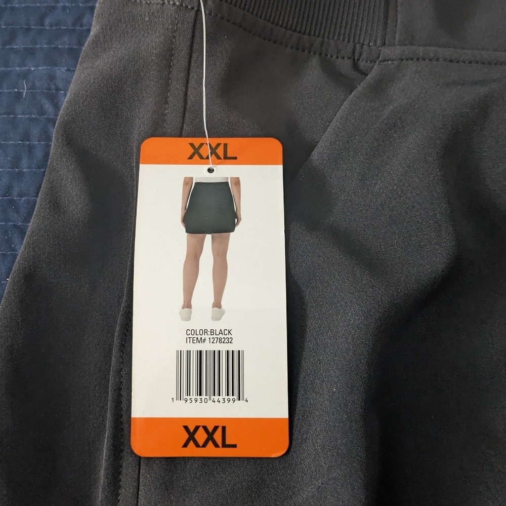 32 Degree Cool Women 2XL Polyester Black NWT Skirt - Picture 5 of 7